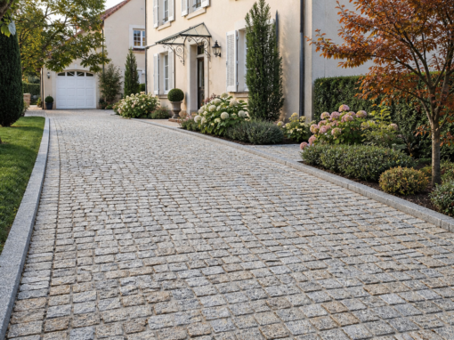 Bordures en granit pour allée : rôle, esthétique et finition