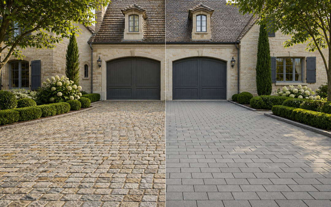 Pavés granit ou pavés béton : quelles différences ?
