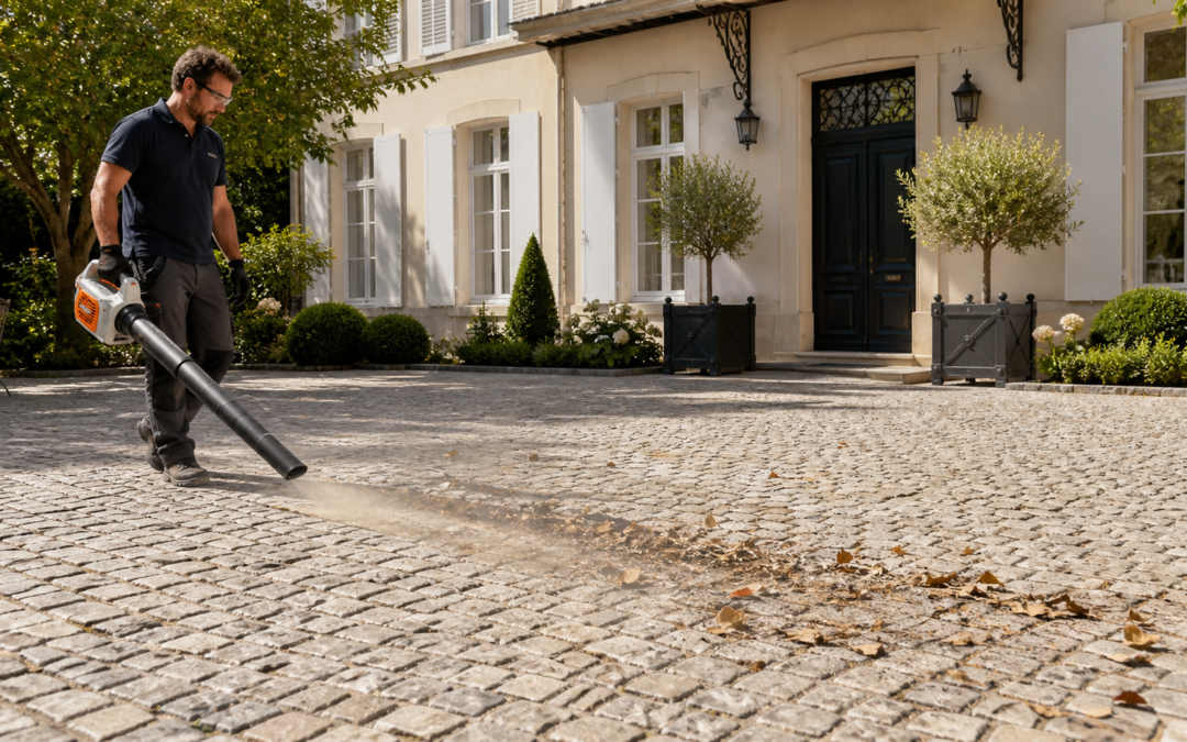 Comment entretenir une cour en pavés granit ?